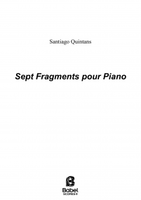 Sept fragments pour piano